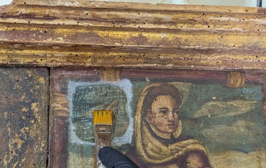 Restauración de piezas de la Ruta de los Retablos del Este de León